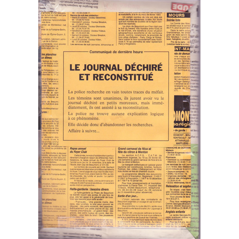MAGIC-LANDES - Journal Dechire & Reconstitue