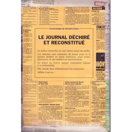MAGIC-LANDES - Journal Dechire & Reconstitue