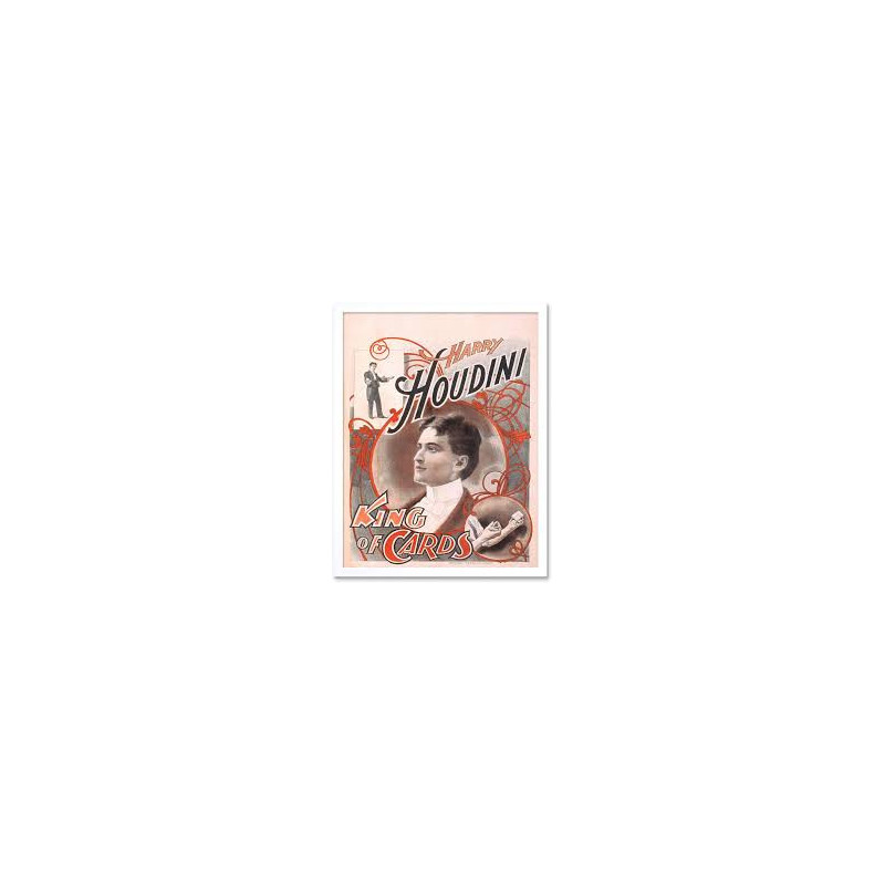 MAGIC-LANDES - Affiche Houdini King Of Cards