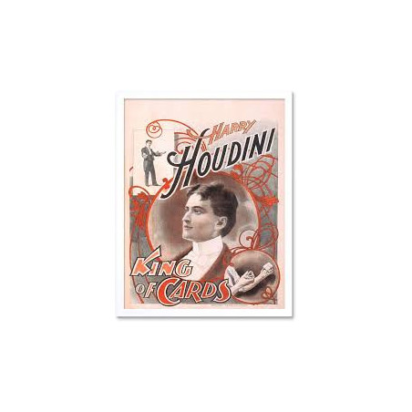 MAGIC-LANDES - Affiche Houdini King Of Cards