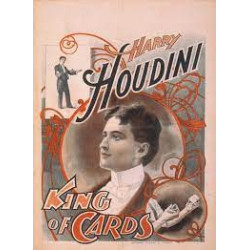 MAGIC-LANDES - Affiche Houdini King Of Cards