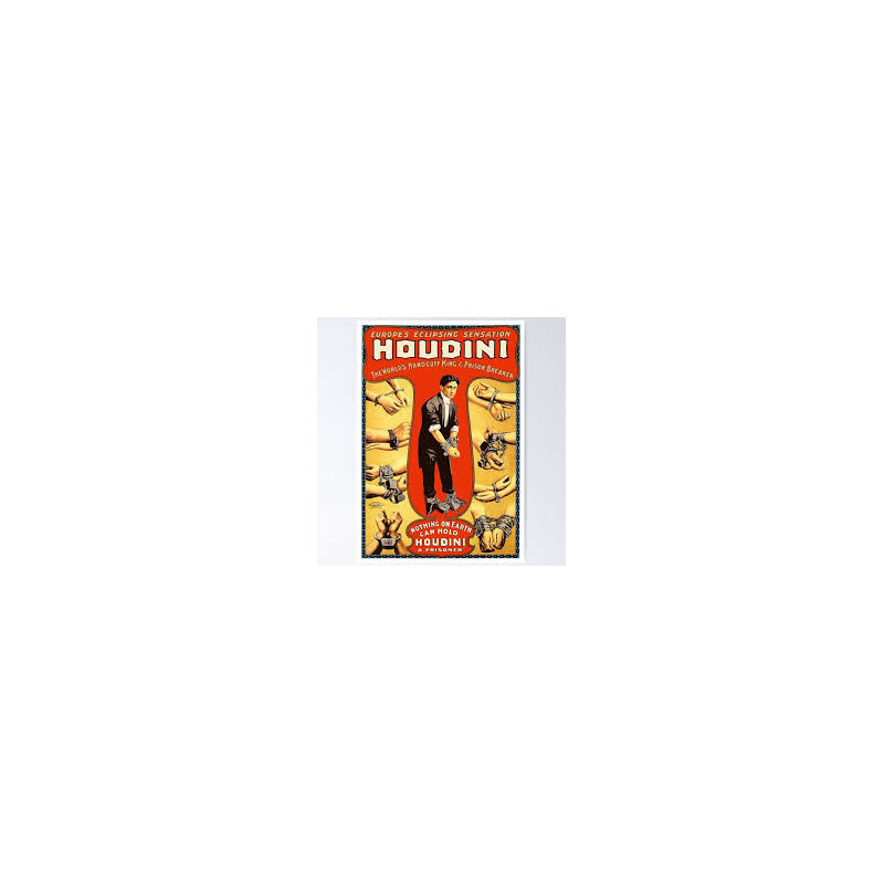 MAGIC-LANDES - Affiche Houdini Handcuff King