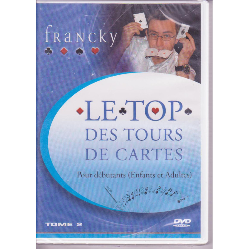 MAGIC-LANDES - DVD Le Top des Tours de Cartes Tome 2 de Francky
